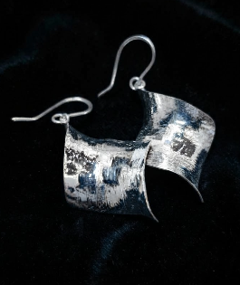 Aretes de plata