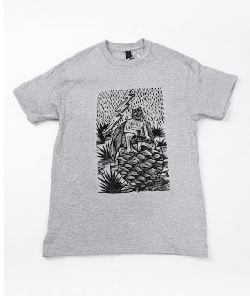 Playera murciélago en piña de agave