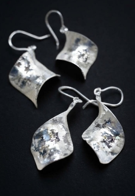 Aretes de plata