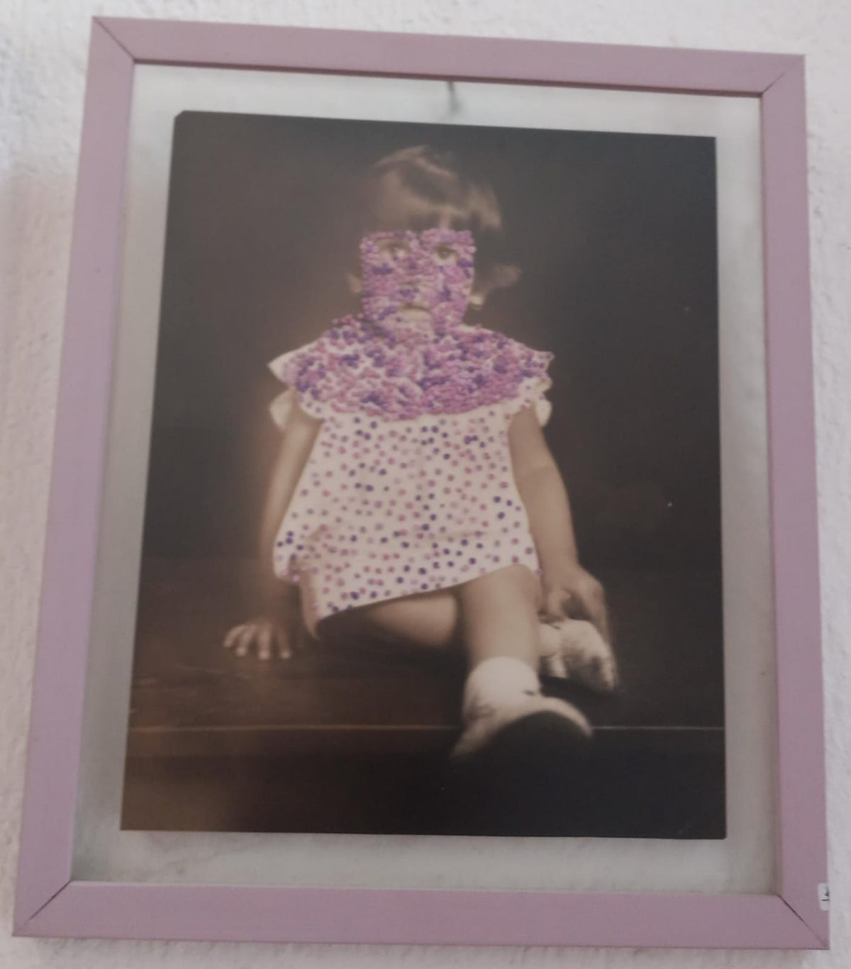Fotografía enmarcada Niña