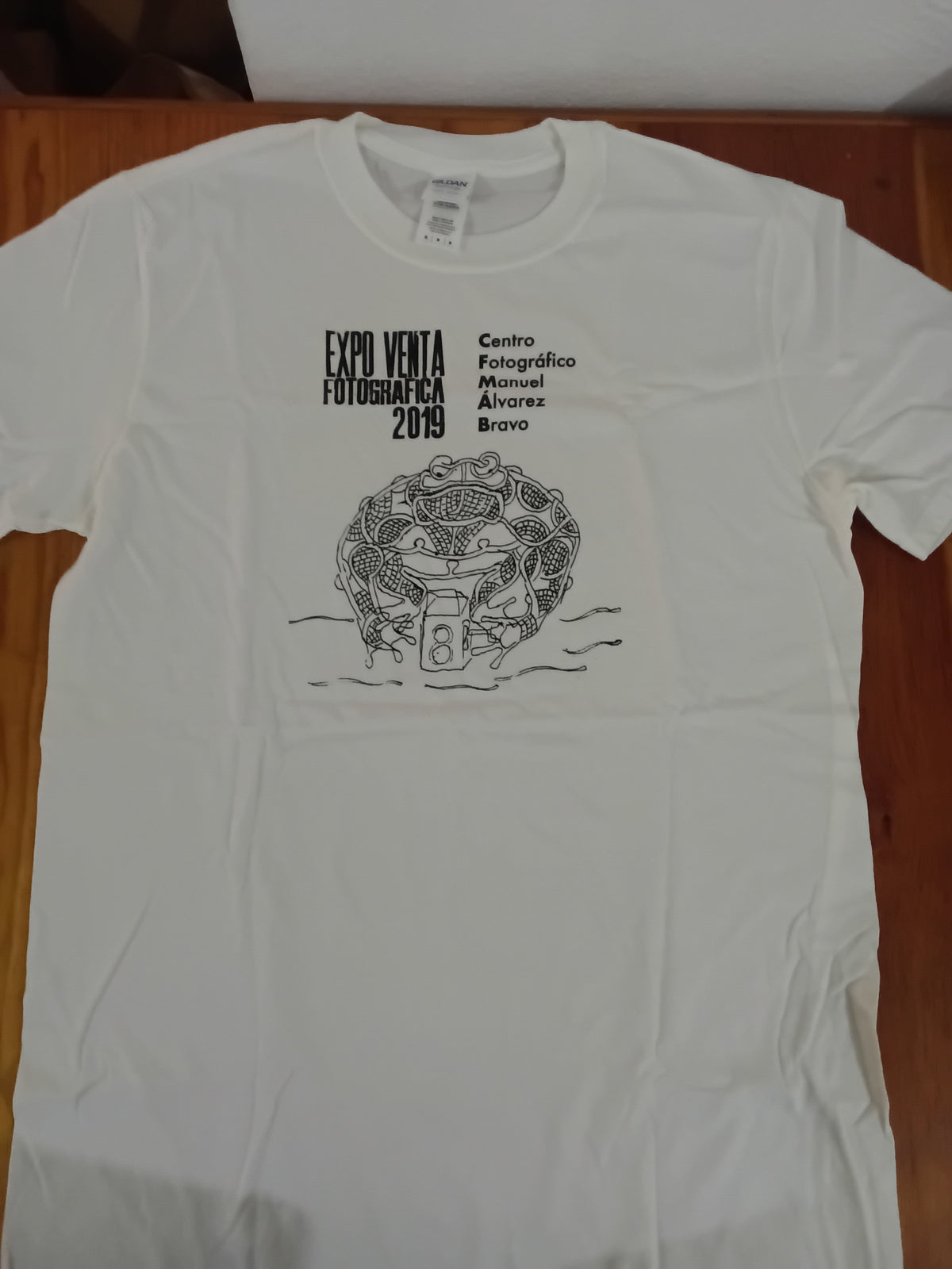 Playera blanca Expo venta CFMAB 2019