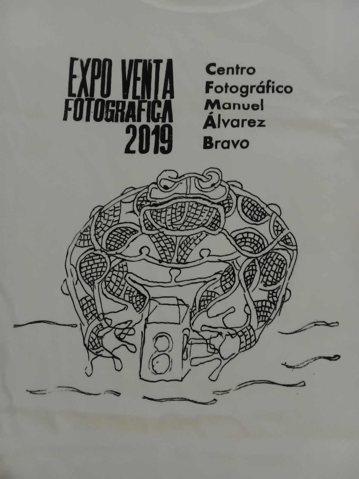 Playera blanca Expo venta CFMAB 2019